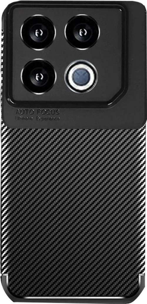 İnfinix GT 20 Pro Kılıf Auto Focus Karbon Kapak - Siyah