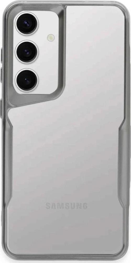 Samsung Galaxy A35 5G Kılıf Boyi Silikon Kapak - Gümüş