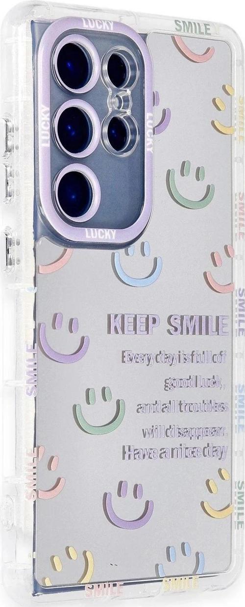 Samsung Galaxy S23 Ultra Kılıf Reflexion Desenli Kapak - Desen 2