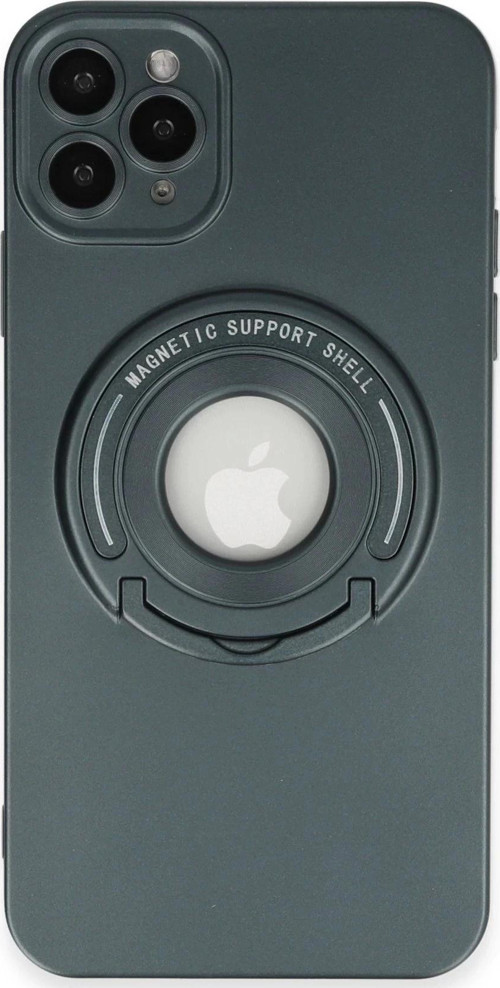 iPhone 12 Pro Kılıf Lukka Magneticsafe Kapak - Koyu Yeşil