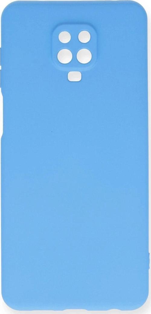 Xiaomi Redmi Note 9 Pro Kılıf Nano içi Kadife Silikon - Mavi