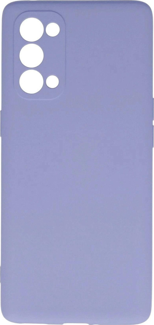 Oppo Reno 5 Pro Kılıf Nano içi Kadife Silikon - Lila
