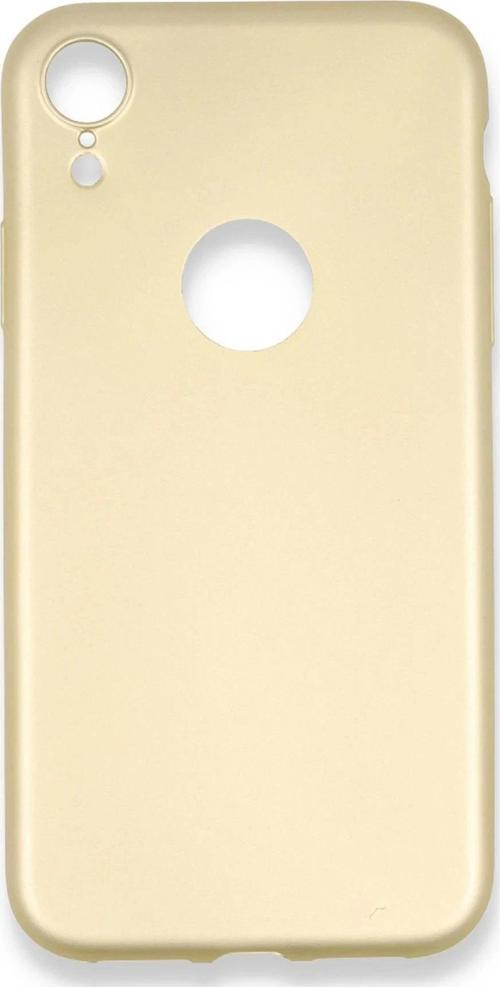 iPhone XR Kılıf First Silikon - Gold
