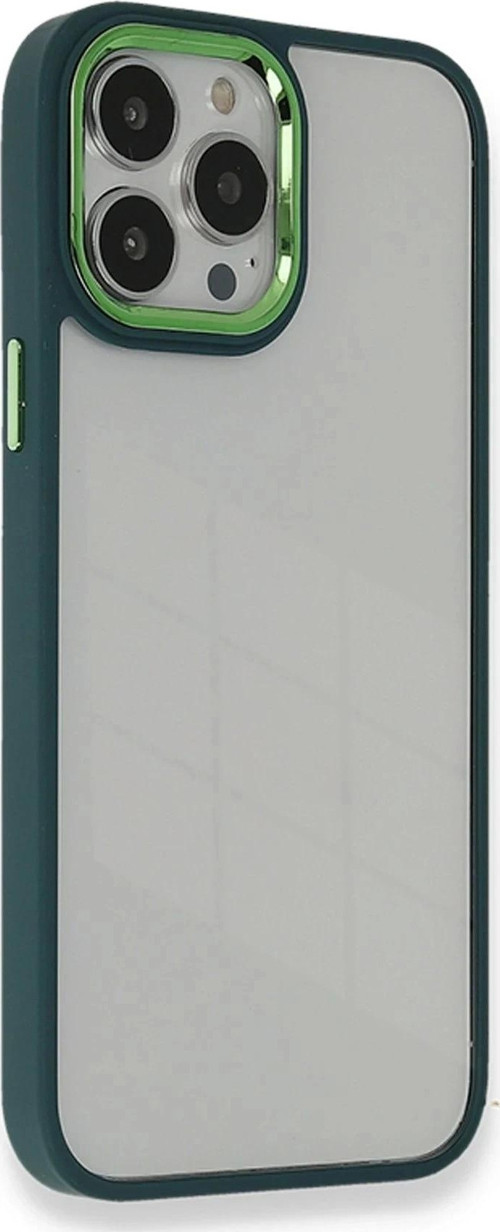 iPhone 14 Pro Max Kılıf Dora Kapak - Haki Yeşil