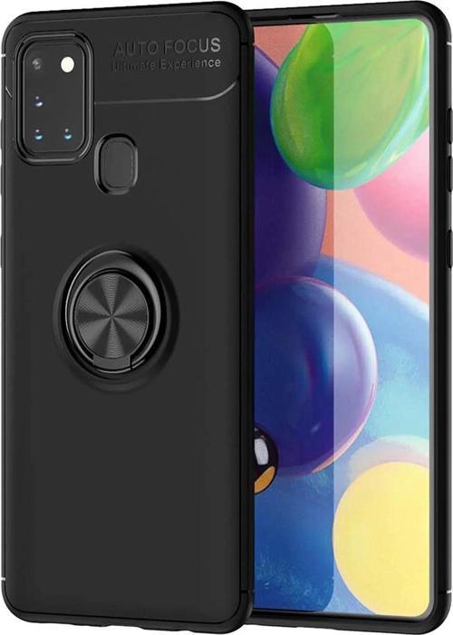 Samsung Galaxy M31 Kılıf Range Yüzüklü Silikon - Siyah