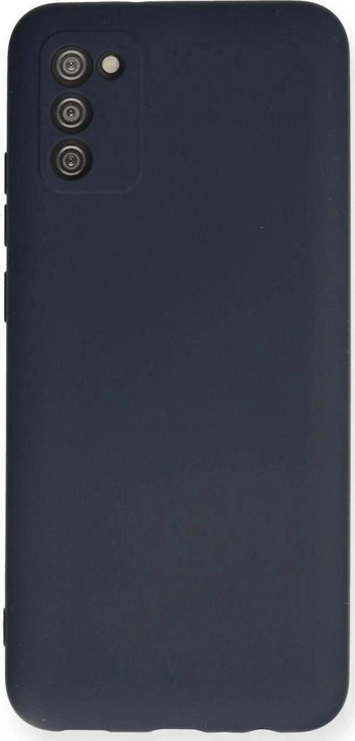 Samsung Galaxy A02S Kılıf Nano içi Kadife Silikon - Lacivert