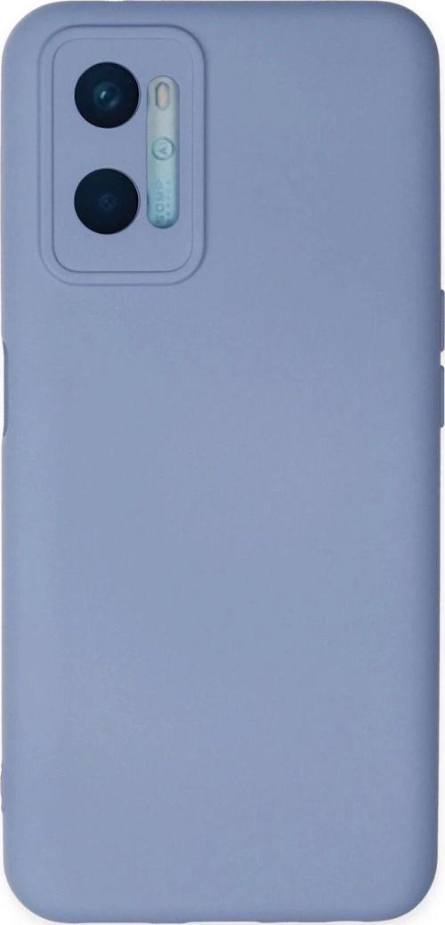 Oppo A96 Kılıf Nano içi Kadife Silikon - Lila