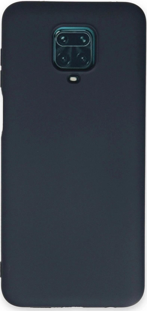 Xiaomi Redmi Note 9 Pro Kılıf Nano içi Kadife Silikon - Lacivert