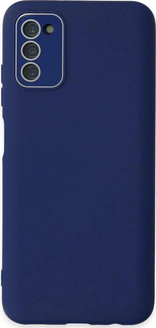 Samsung Galaxy A03S Kılıf Lansman Glass Kapak - Sky Blue