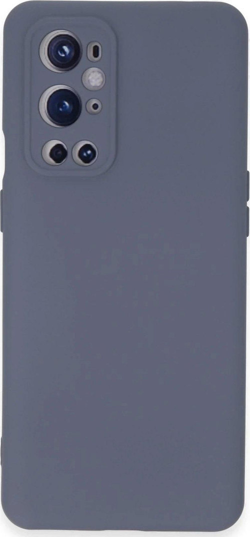 One Plus 9 Pro Kılıf Nano içi Kadife Silikon - Gri