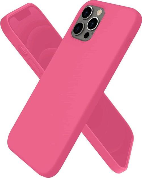 iPhone 12 Pro Kılıf First Silikon - Pembe