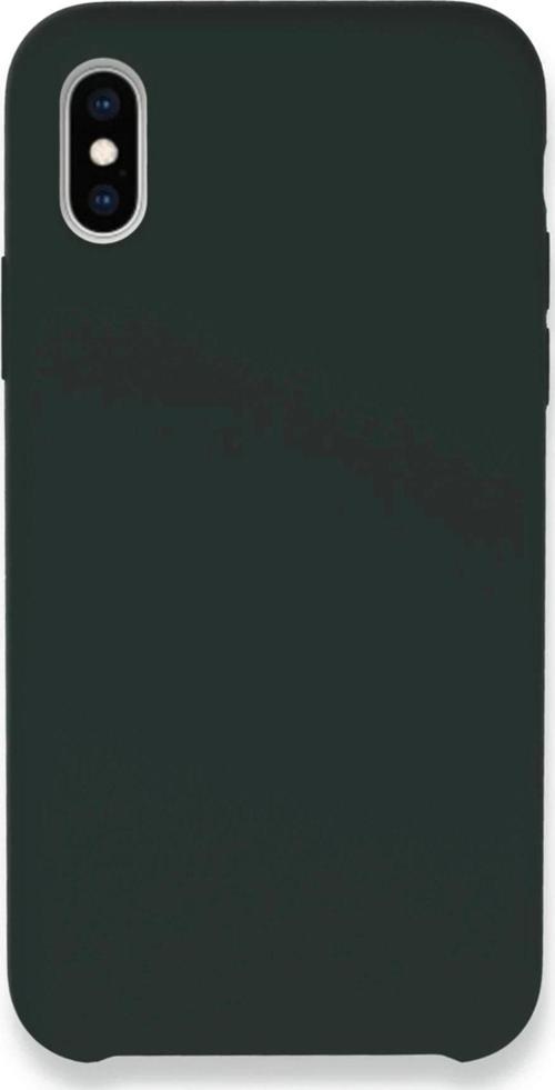 iPhone XS Max Kılıf Lansman Legant Silikon - Koyu Yeşil
