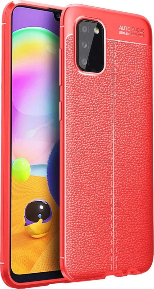 Samsung Galaxy A02S Kılıf Auto Focus Kapak - Kırmızı