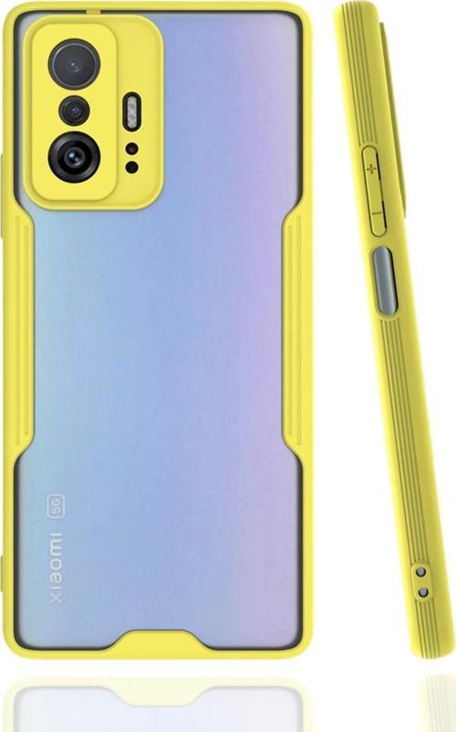 Xiaomi Mi 11T Pro Kılıf Platin Silikon - Sarı