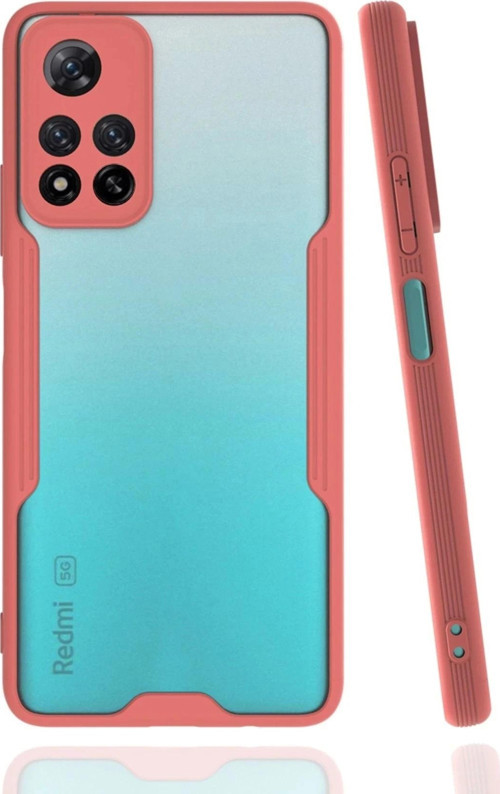 Xiaomi Redmi Note 11 Pro Plus 5G Kılıf Platin Silikon - Pembe
