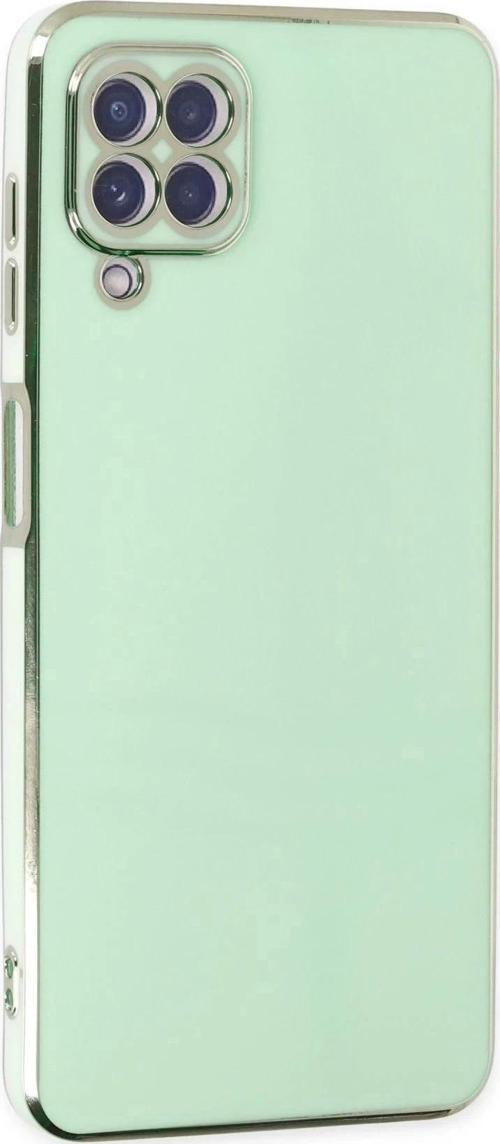 Samsung Galaxy A22 Kılıf Volet Silikon - Açık Yeşil