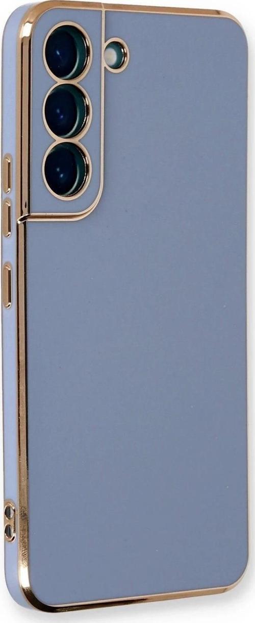 Samsung Galaxy S21 FE Kılıf Volet Silikon - Mavi