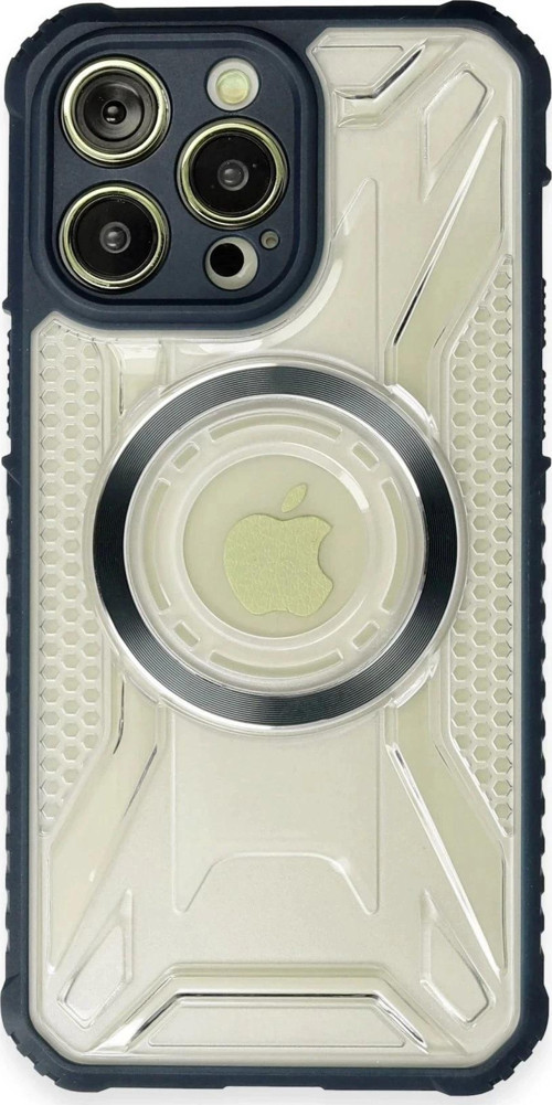 iPhone 14 Pro Max Kılıf Prag Magneticsafe Kapak - Lacivert
