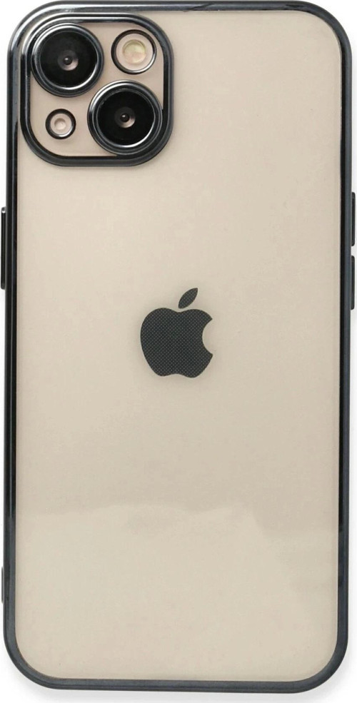 iPhone 14 Kılıf Razer Lensli Silikon - Siyah