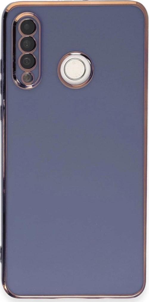 Huawei P30 Lite Kılıf Volet Silikon - Mavi