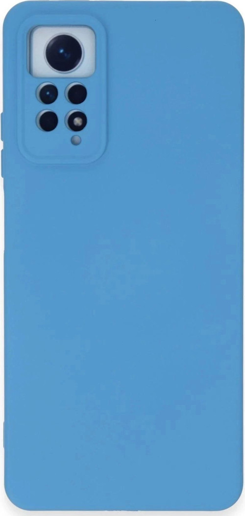 Xiaomi Redmi Note 12 Pro 4G Kılıf Nano içi Kadife Silikon - Mavi
