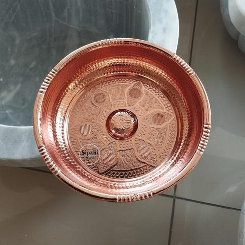 Bronz Kaplama Osmanlı Hamam Tası - Pirinç