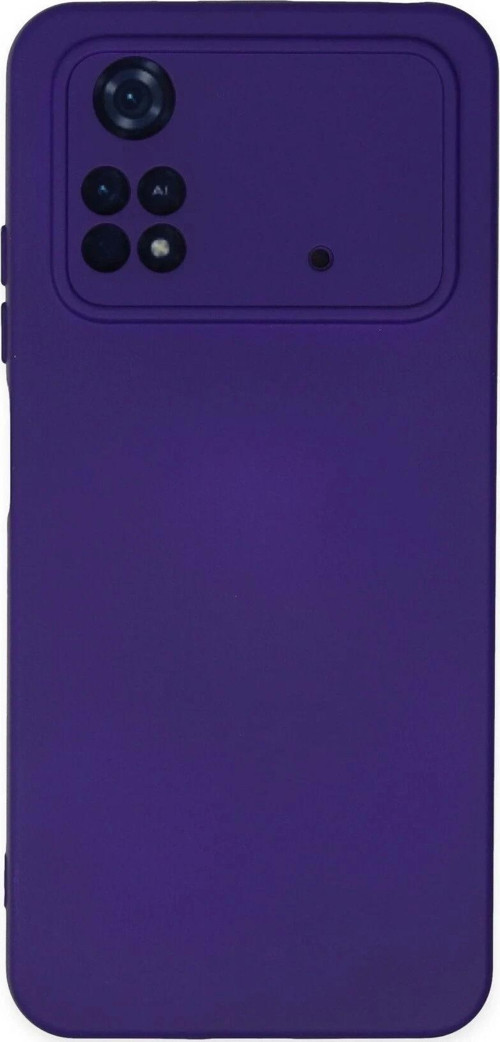 Xiaomi Poco M4 Pro 4G Kılıf Nano içi Kadife Silikon - Mor
