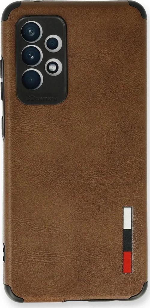 Samsung Galaxy A53 5G Kılıf Loop Deri Silikon - Kahverengi