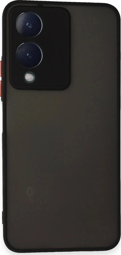 Vivo Y17S Kılıf Montreal Silikon Kapak - Siyah