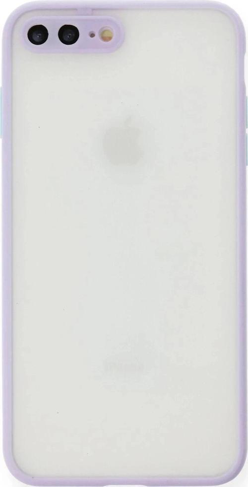 iPhone 7 Plus Kılıf Montreal Silikon Kapak - Mor
