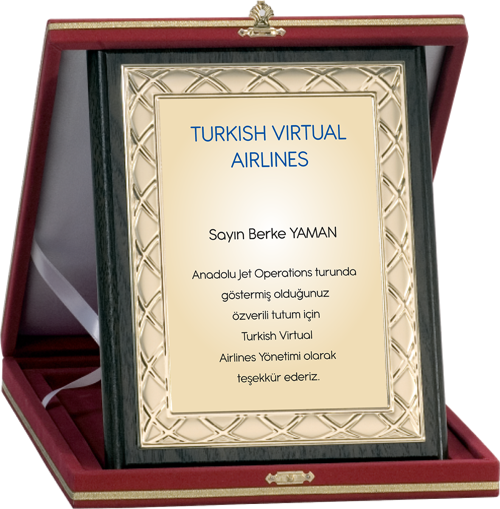 - Ahşap Plaketler - PL-057-M A - 18x24 cm