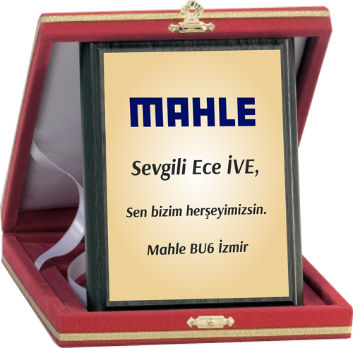 - Ahşap Plaketler - PL-001-M B - 12x16 cm