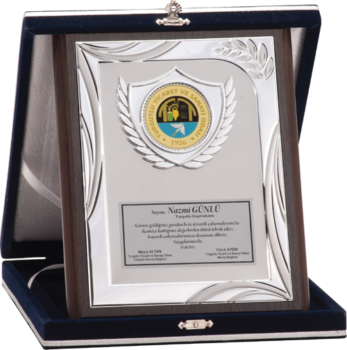 - Ahşap Plaketler - PL-123 A - 18x24 cm