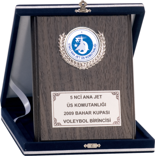 - Ahşap Plaketler - PL-003 A - 15x20 cm