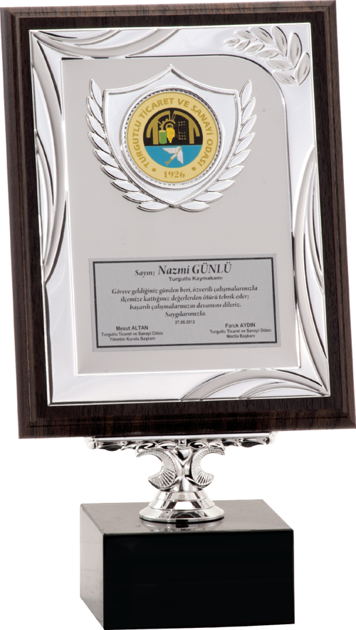 - Ahşap Plaketler - PL-124 A - 18x24 cm