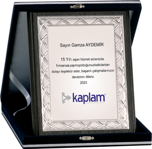 - Ahşap Plaketler - PL-061-M A - 18x24 cm