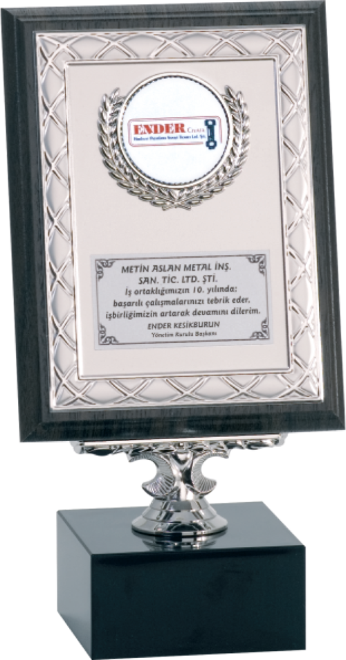 - Ahşap Plaketler - PL-062 B - 15x20 cm