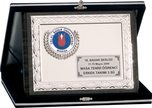 - Ahşap Plaketler - PL-063 A - 18x24 cm