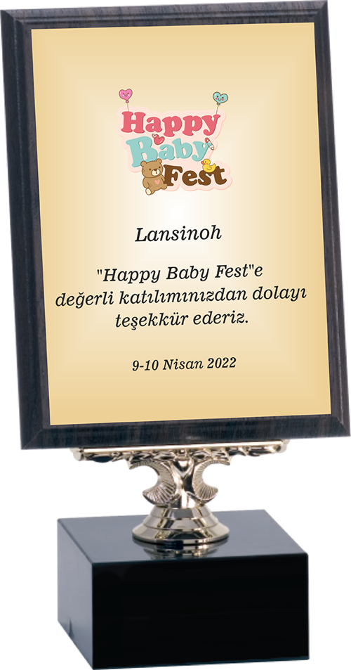 - Ahşap Plaketler - PL-006-M B - 15x20 cm