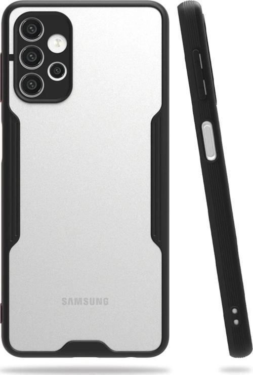 Samsung Galaxy A72 Kılıf Platin Silikon - Siyah