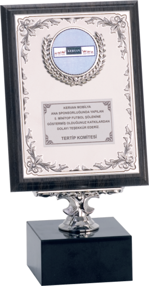 - Ahşap Plaketler - PL-066 B - 15x20 cm