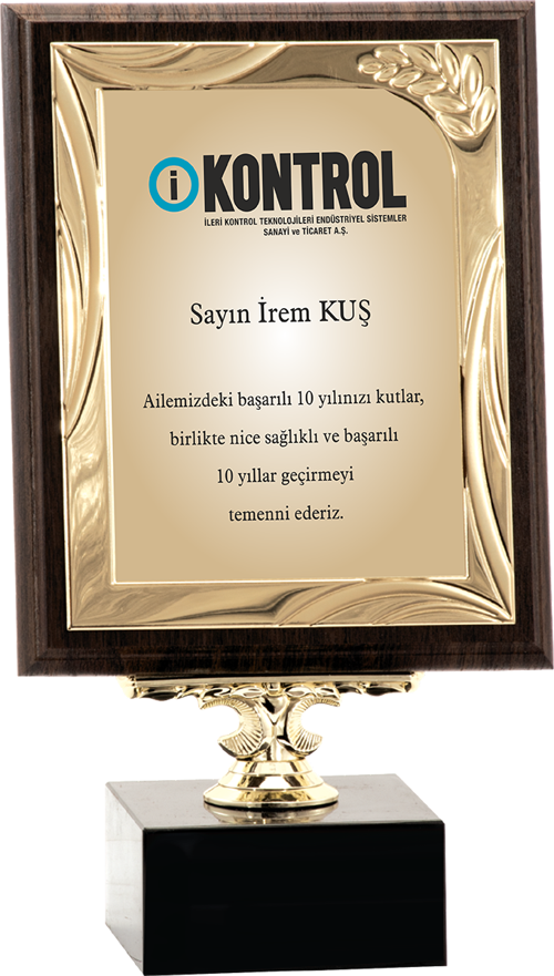 - Ahşap Plaketler - PL-126-M A - 18x24 cm