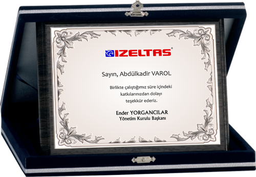 - Ahşap Plaketler - PL-067-M B - 15x20 cm
