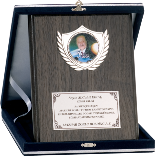- Ahşap Plaketler - PL-011 A - 18x24 cm