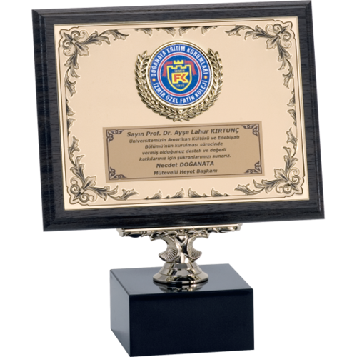 - Ahşap Plaketler - PL-072 A - 18x24 cm
