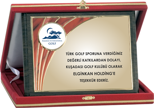 - Ahşap Plaketler - PL-075-M A - 18x24 cm