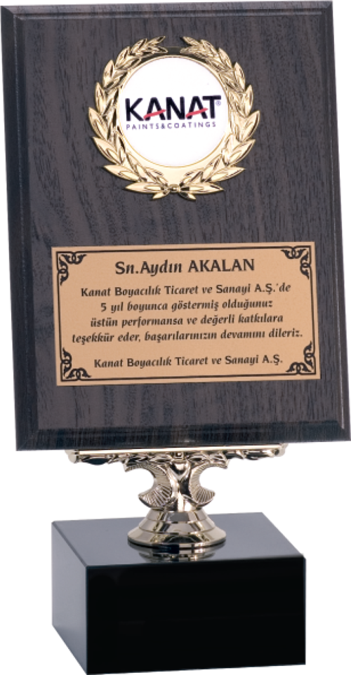 - Ahşap Plaketler - PL-014 B - 15x20 cm