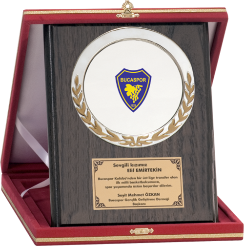 - Ahşap Plaketler - PL-015 B - 18x24 cm