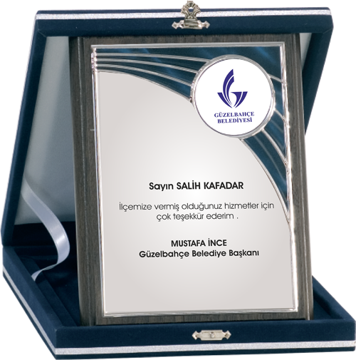 - Ahşap Plaketler - PL-077-M B - 15x20 cm