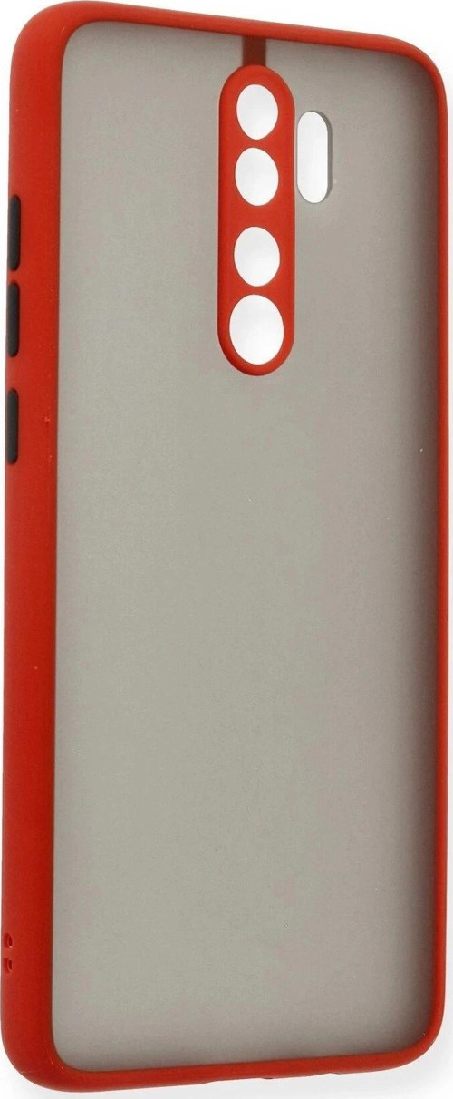 Xiaomi Redmi Note 8 Pro Kılıf Montreal Silikon Kapak - Kırmızı